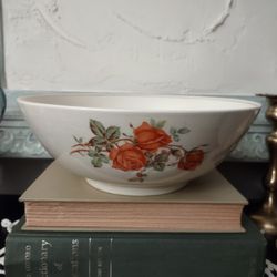 Antique/Vintage Orange Rose bowl