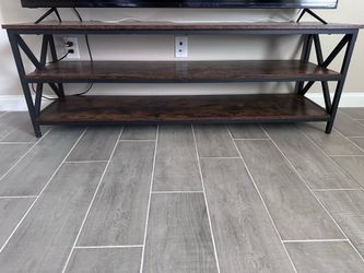 Wooden TV stand