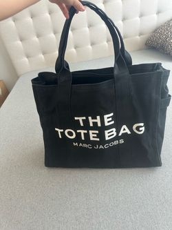 Marc Jacobs The Tote Bag Black Canvas