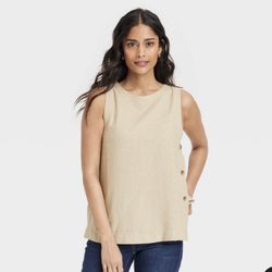 Linen Tank Top
