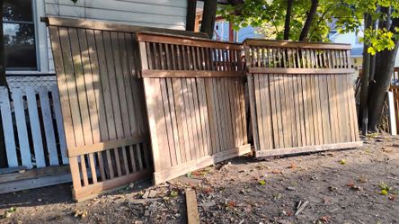 Vintage 6 Ft Cedar Panel S