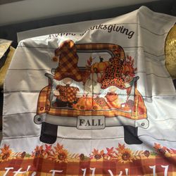 Fall Tablecloth or Backdrop