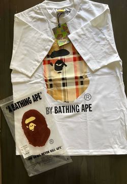 Burberry x Bape (a bathing ape) size medium