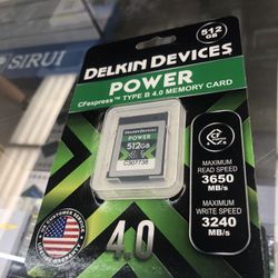Delkin Devices Power Type B 4.0 Memory Card 512GB
