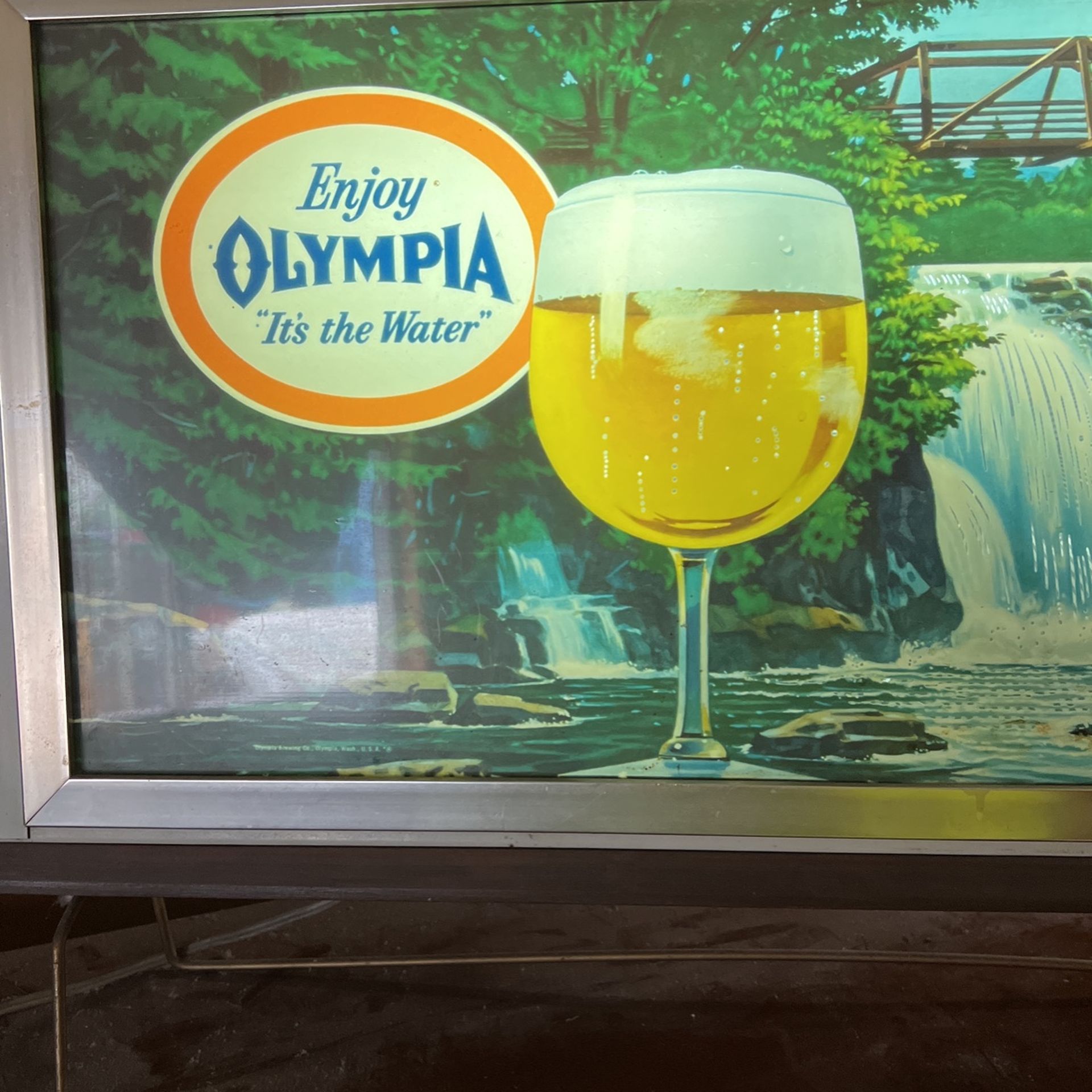 Classic Olympia Beer Sign for Sale in Maple Valley, WA OfferUp