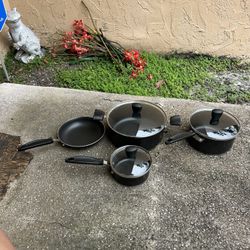 Set Of Pots And Pans  Used
