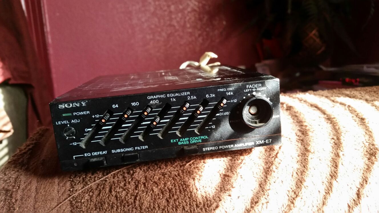 Sony power amplifier XM-E7