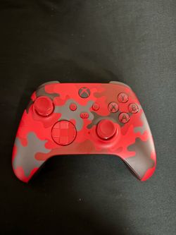 Xbox Series X Controller Camo Red