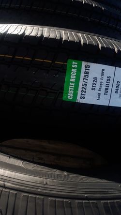 st225 75 r15 trailers tires 4 new 10ply $220