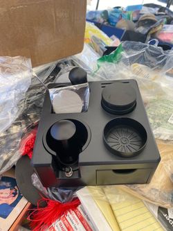 Reoszeank 51mm Espresso Accessories Kit, Tamping Station, Knock Box, Tamper Coffee Distributor Leveler, WDT Distribution Tool, Dosing Funnel, Puck Scr