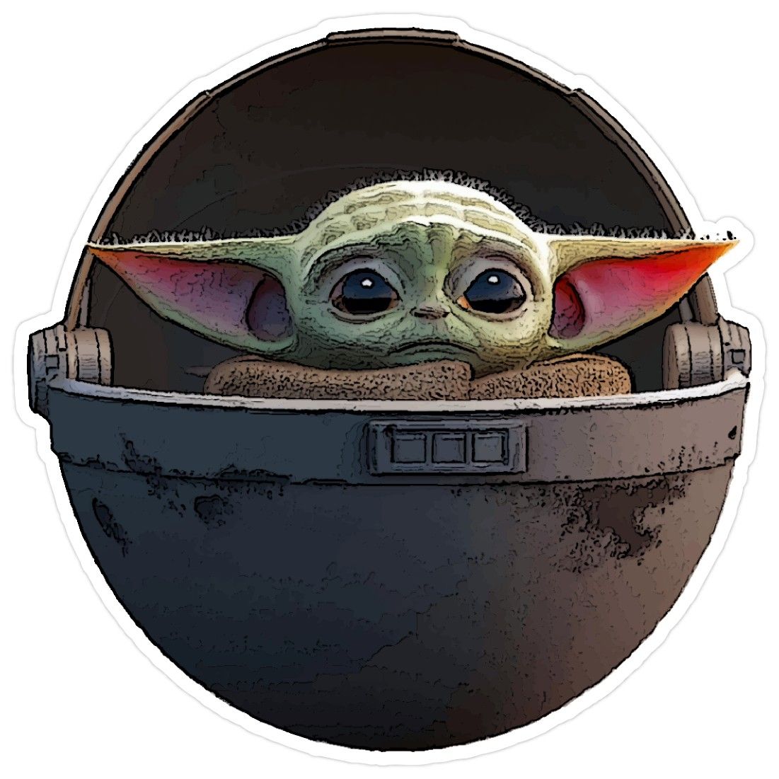 Baby Yoda Tire Cover
