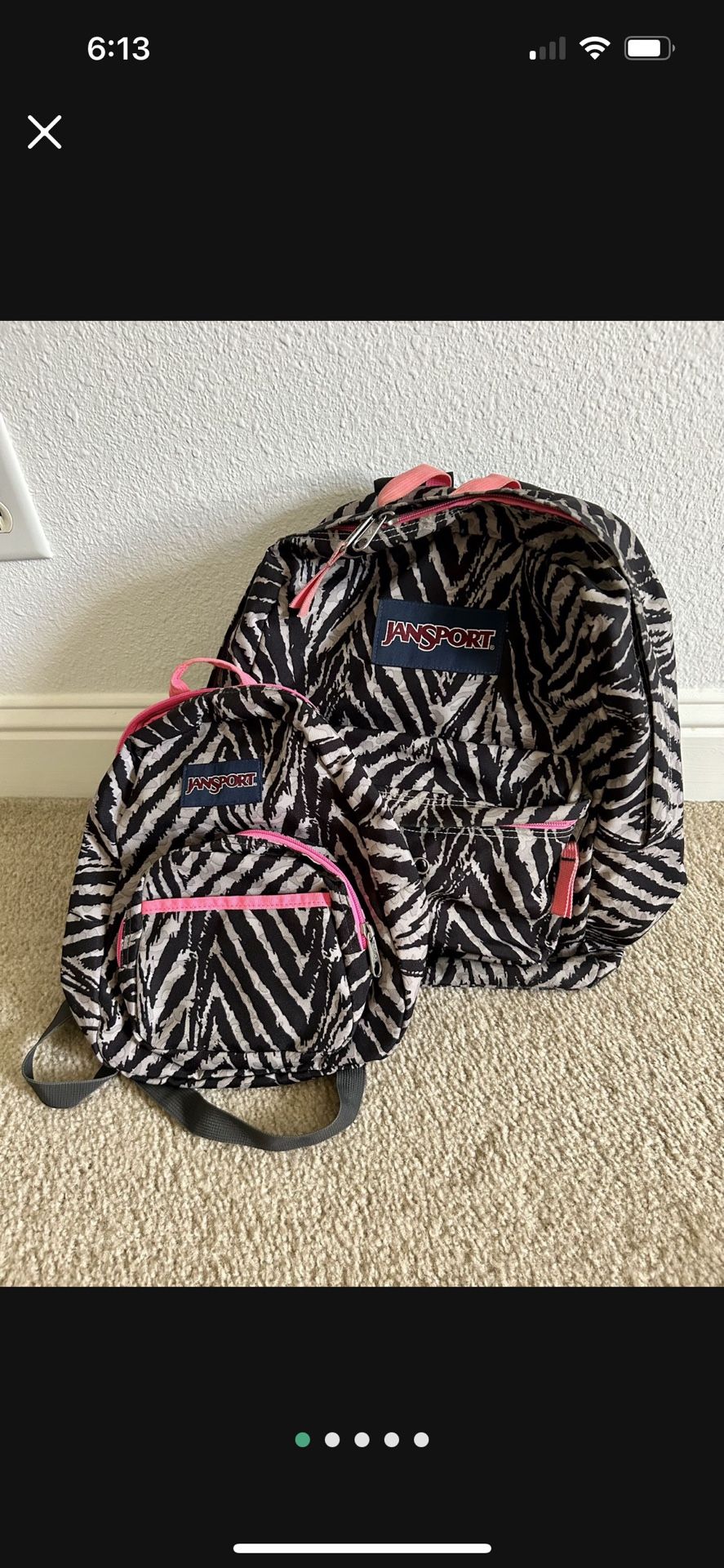 Jansport Backpack And Mini Backpack