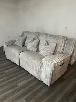 Corduroy Couch w/ recliner