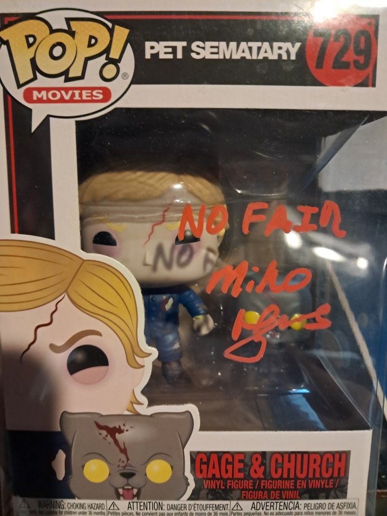 Pet Sematary Gage And Church Signed Pop