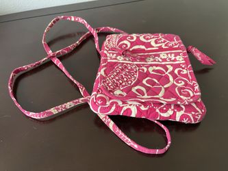 Vera Bradley Crossbody Bag, Twirly Birds Pink, $20
