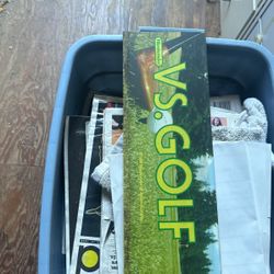 Nintendo Vs Golf Arcade Video Game Marquee 