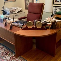 Office Desk: L Shape (w/ free chair) obo