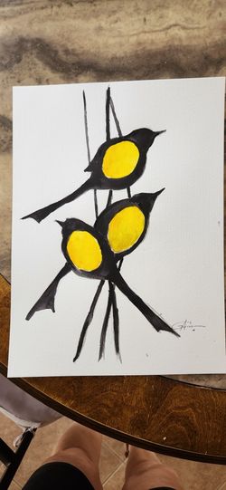 Watercolor Painting  11x15"