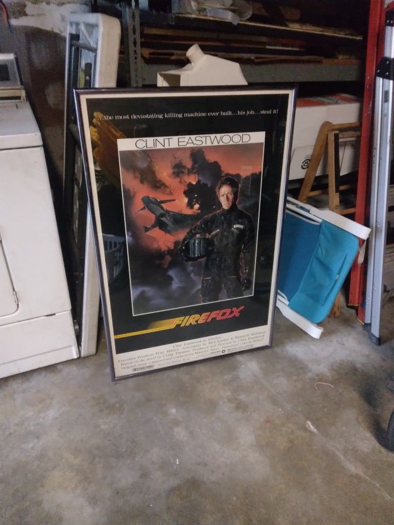 Original Clint Eastwood "FIREFOX" Movie Poster From 1982