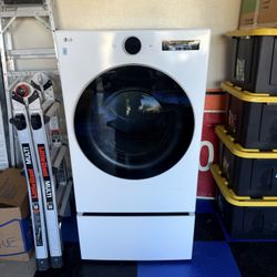 Lg Electric Dryer With Steam Function