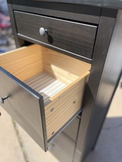 Title: IKEA Narrow 5-Drawer Storage Chest – Black IKEA