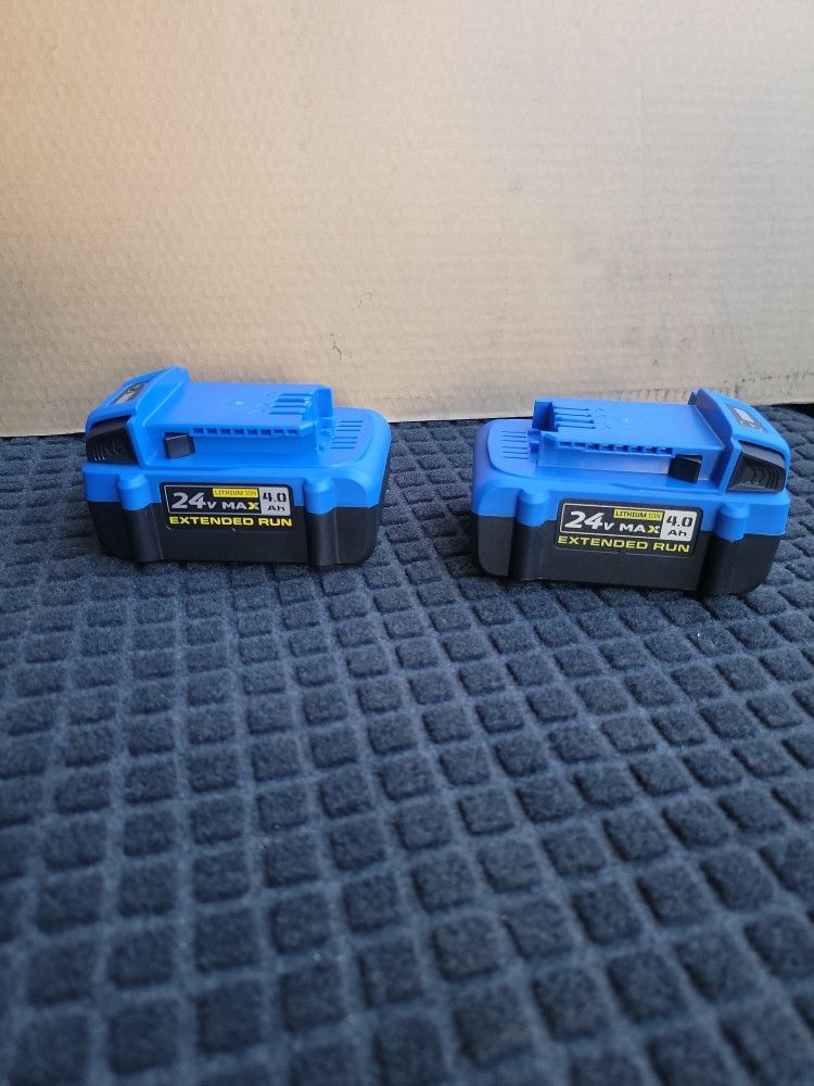 KOBALT 24-VOLT 4 AH BATTERIES