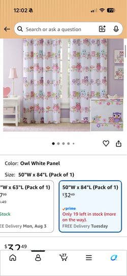 Mi Zone Kids Wise Wendy Blackout Curtain For Bedroom, Casual Grommet Red Window Curtain For Living Room Family Room For Kids, Novelty Valance Black Ou