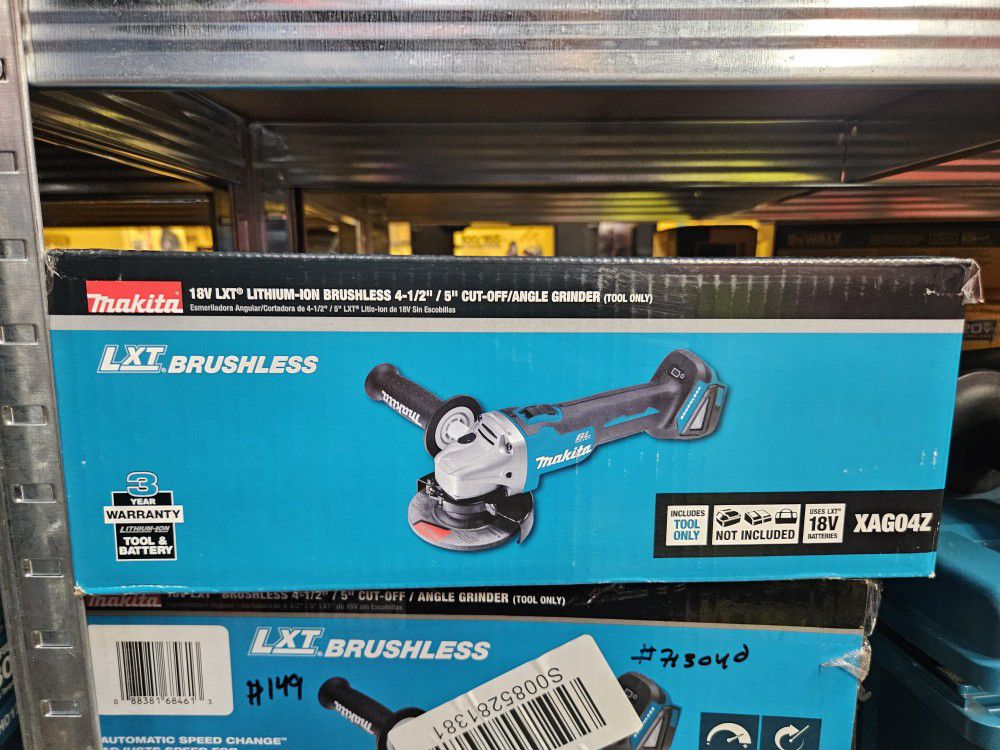 Makita
18V LXT Lithium-Ion Brushless Cordless 4-1/2 in./5 in. Cut-Off/Angle Grinder (Tool-Only)
