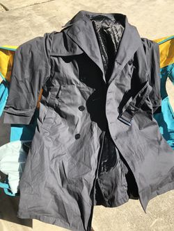 New black Military coat $30