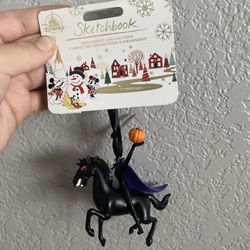 Headless Horseman Disney Sketchbook Christmas Halloween Ornament