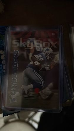 Barry Sanders SkyBox Football Card