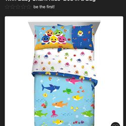 Baby Shark Twin Bed In A Bag Set 