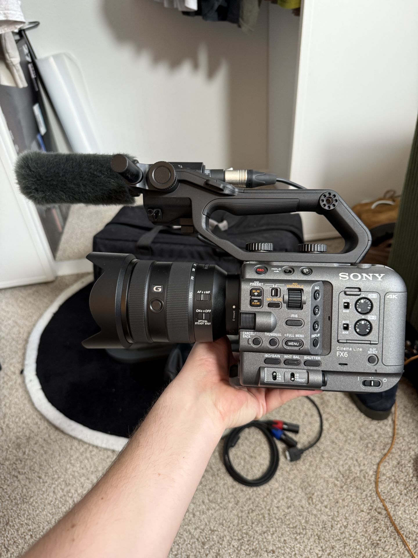 Sony FX6 Camera Set Up