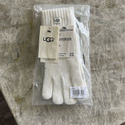 Gloves White Ivory UGG New With Tags