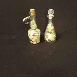 Genuine Sea Glass Mini Bottles 