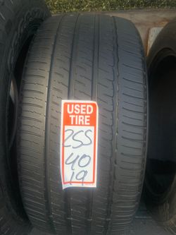 Tires 255/40/19 michelin