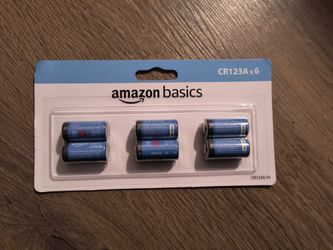 CR123A Batteries X 6