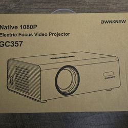 [Electric Focus] 4K Support Projector with WiFi6 and Bluetooth 5.3, Projector can be used Outside, OWNKNEW Gaming Movie Proyector