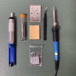 Solder Gun With Desoldering Tool
