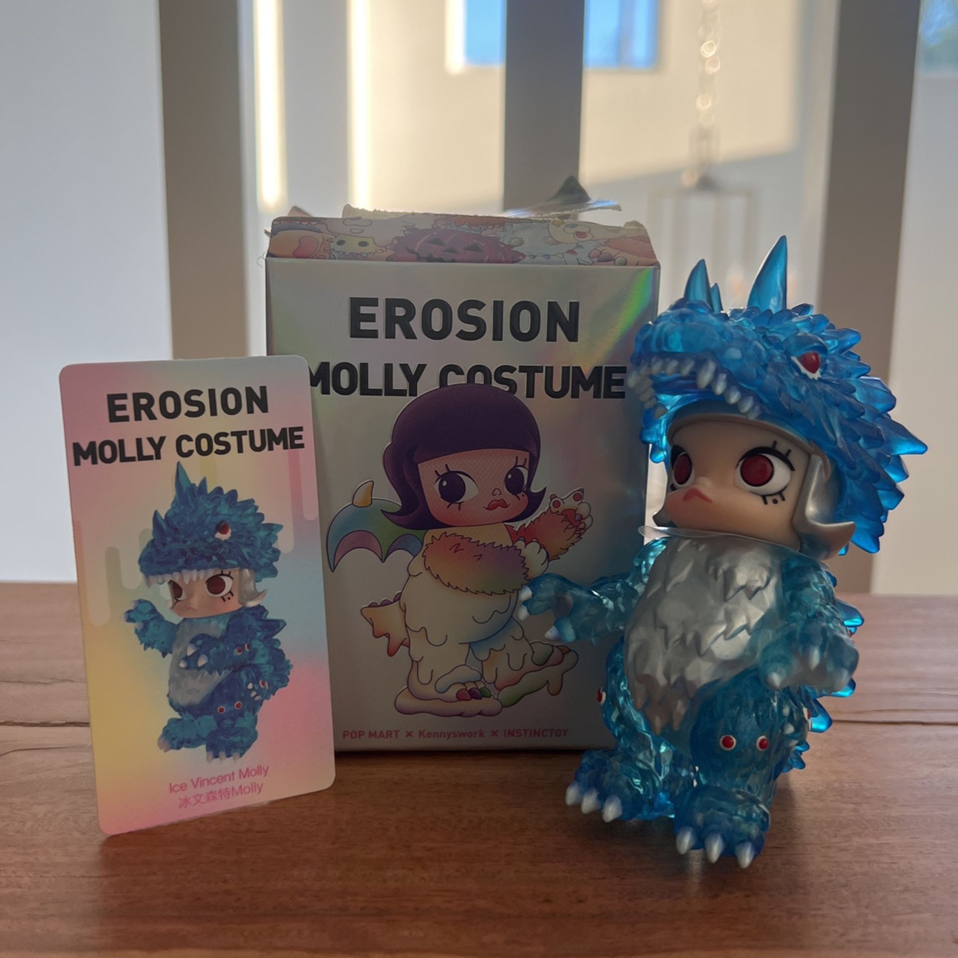 Pop Mart Erosion Molly Costume- Ice Vincent Molly for Sale in 
