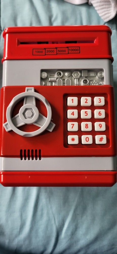 kids toy safe with code (0000)