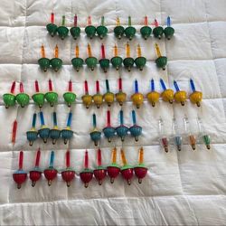 54 Vintage Bubble Christmas Lights Noma Non Tested Will Ship To You