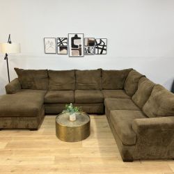 American Furniture Brown Large Sectional Couch