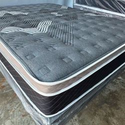 Queen Oasis Thermal Comfort Europillowtop MatresAndboxspring 