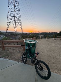 18 inch bike mongoose (the back part of the seat is ripped)