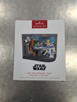 HALLMARK Star Wars "Let The Wookie Win" Keepsake Ornament