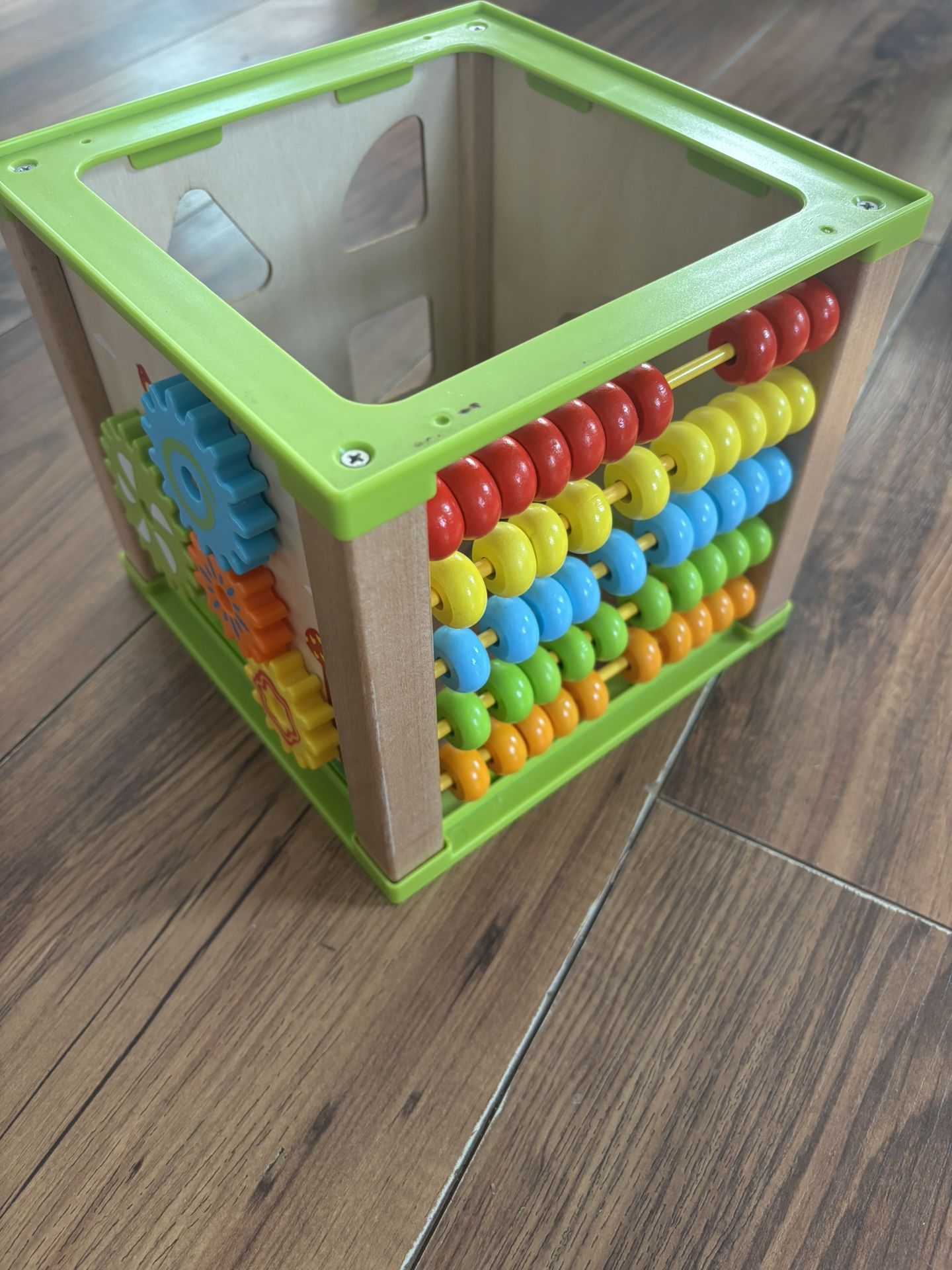 Wooden Activity Cube