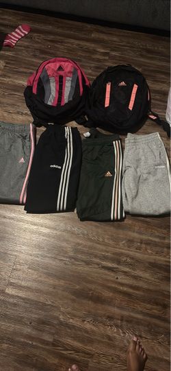 $5 each item size large pants $5 for each backpack