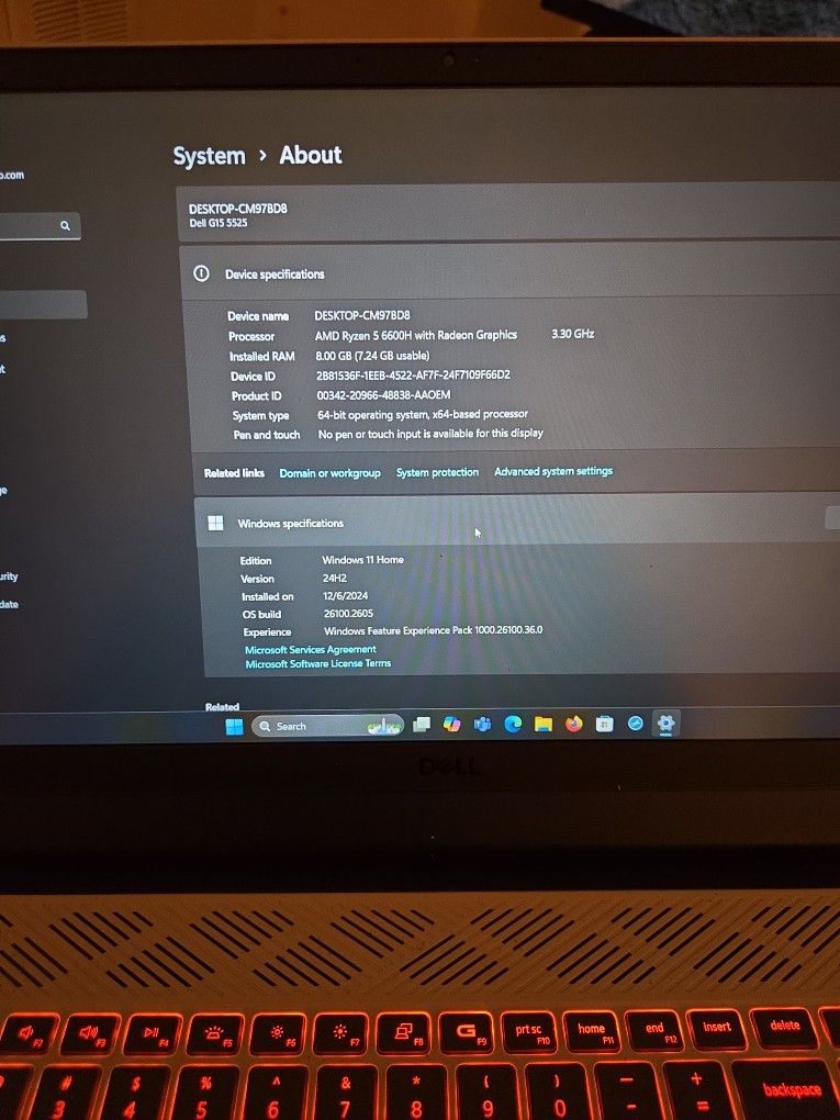 Dell G15 Gaming Laptop
