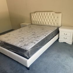 Cama Full Size Bed With Nice 10” Orthopedic Supreme Mattress Included 📍 